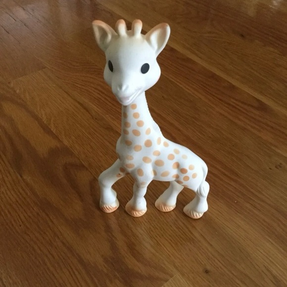 1960s Vintage Sophie The Giraffe Rubber Teething Squeaky Toy Baby Squeeze Retro - Picture 1 of 15